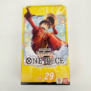 One Piece TCG English Starter Deck 29: Egghead (ST29) Open Box No Bonus Pack!